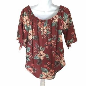 Gorgeous BoHo Floral Top - XL